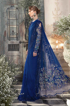 Cobalt Blue Saree Sareenah